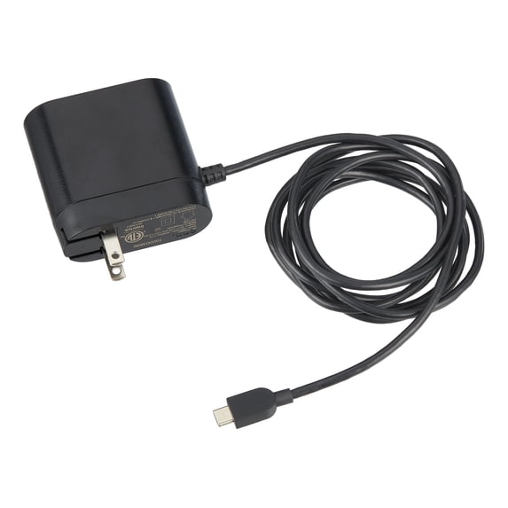onn AC Power Adapter for Nintendo Switch & Switch, 6ft, Lite, Black