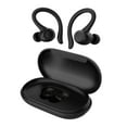 thumbnail image 1 of onn. Bluetooth True Wireless Earbuds with Earhook for Sport, Black, 1 of 6