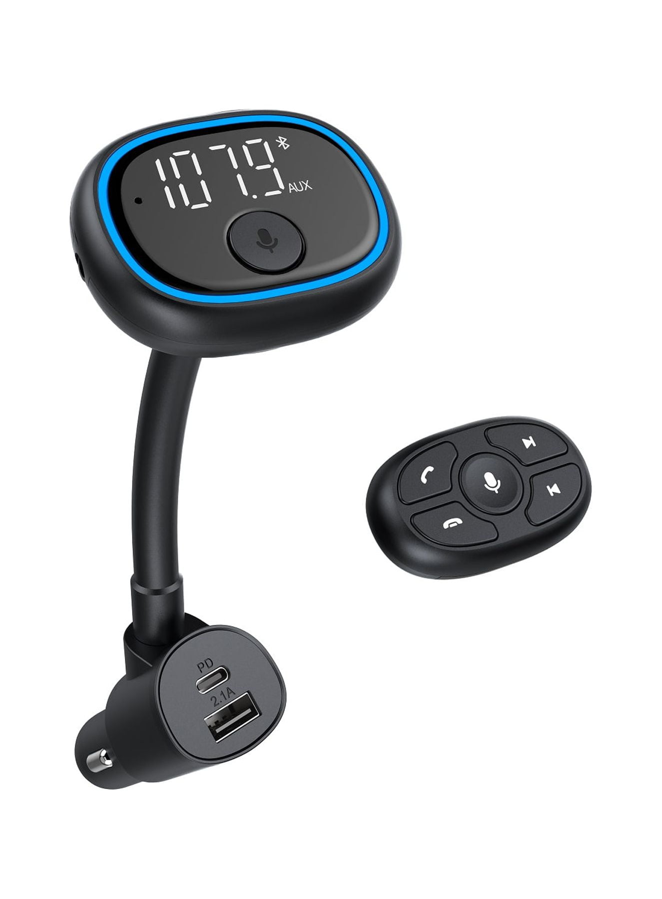 Fm transmitter bluetooth aux discount