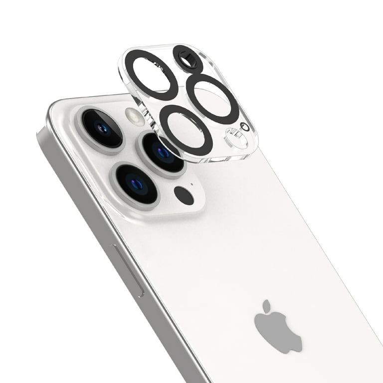 Protector cámara móvil  CellularLine CAMERARINGIPH15PRM, Para Apple iPhone  15 Pro y iPhone 15 Pro Max, Transparente