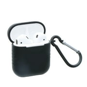 onn 100014295 Wireless Scratch-Resistant Earbuds Headphone Type with Earphone Neck Strap, Carabiner, Black