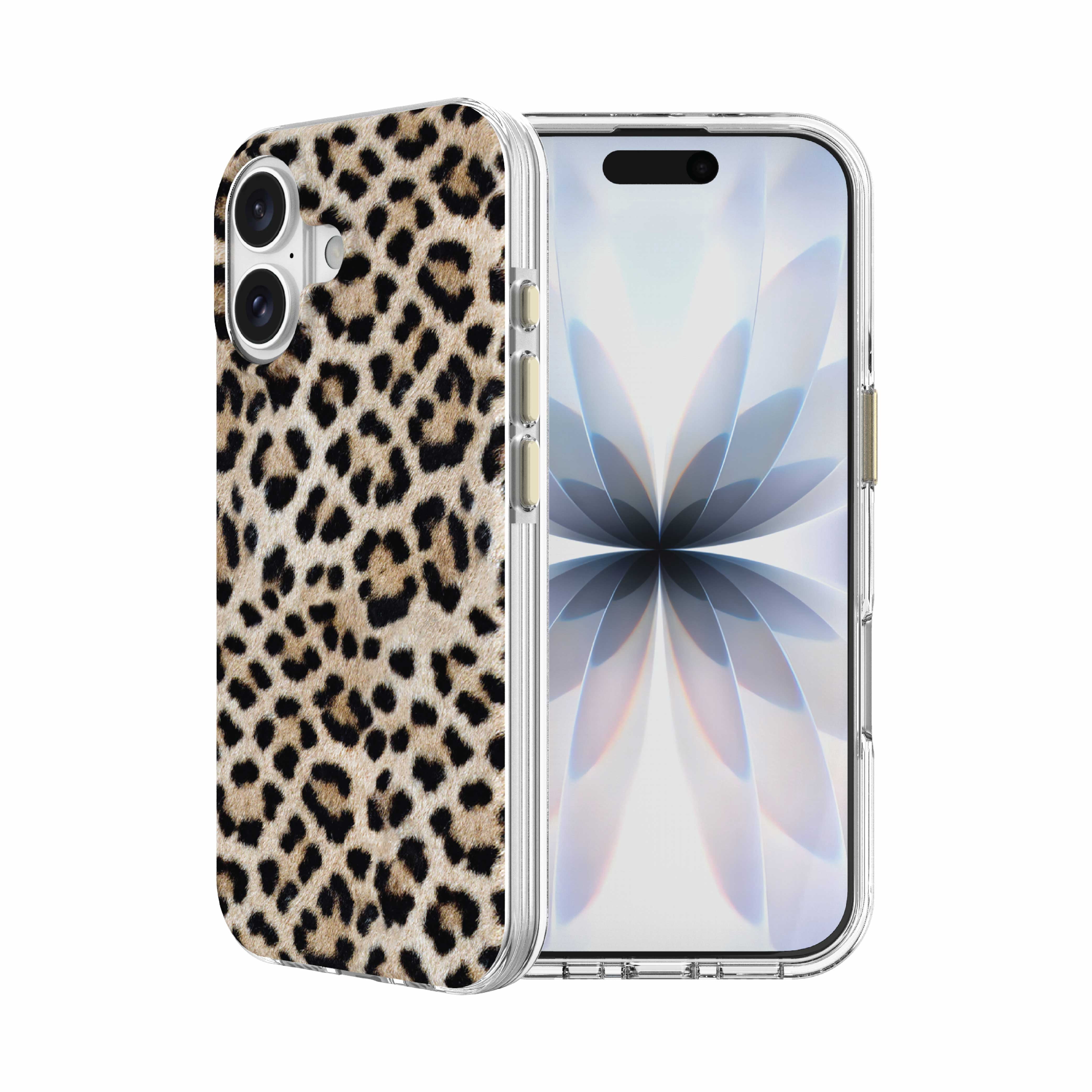 onn Phone Case for iPhone 17, MagSafe Compatible - Cheetah Print