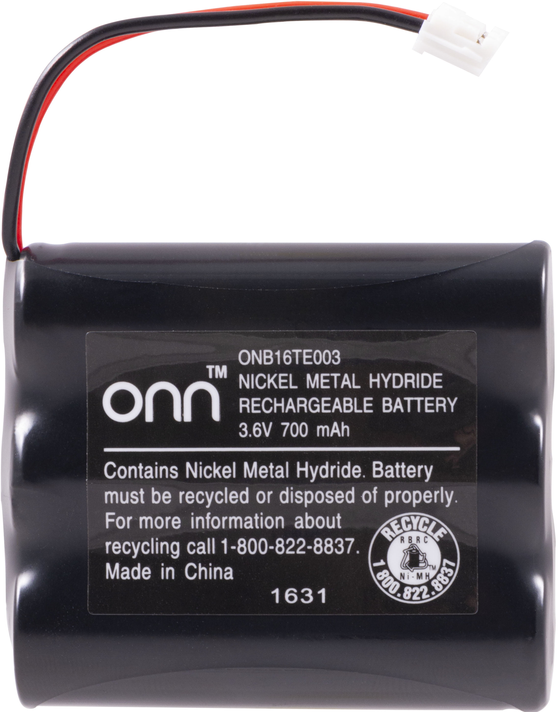 onn. Cordless Phone Battery, 3.6V 700Mah Nimh