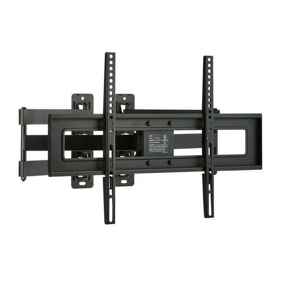 onn Corner Full Motion TV Mount for 37" to 70" TVs, UL Listed, swivel ±60°, up to ±20°Tilting