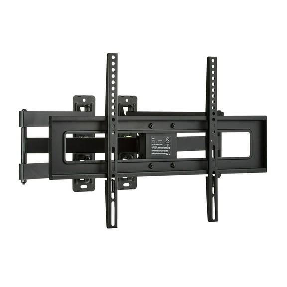 Open Box onn Corner Full Motion TV Mount for 37" to 70" TVs, UL Listed, swivel 60, up to 20Tilting