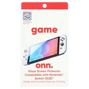 onn. Corning Glass Screen Protector for Nintendo Switch OLED