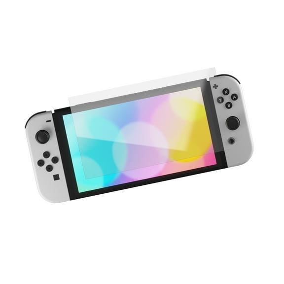 onn Corning Durable Glass Screen Protector Compatible with Nintendo Switch OLED