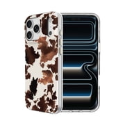onn Phone Case for iPhone 18 Pro / 17 Pro, MagSafe Compatible - Cow Print