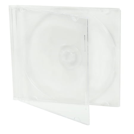 onn. DVD/CD Slim Jewel Storage Cases, 50 ct
