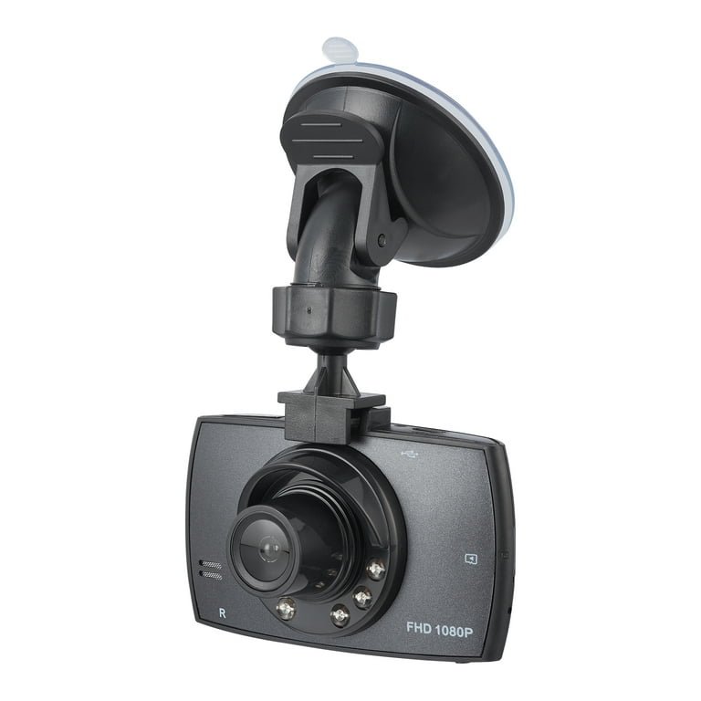 onn. Dash Cam with 2.7 Display Screen 