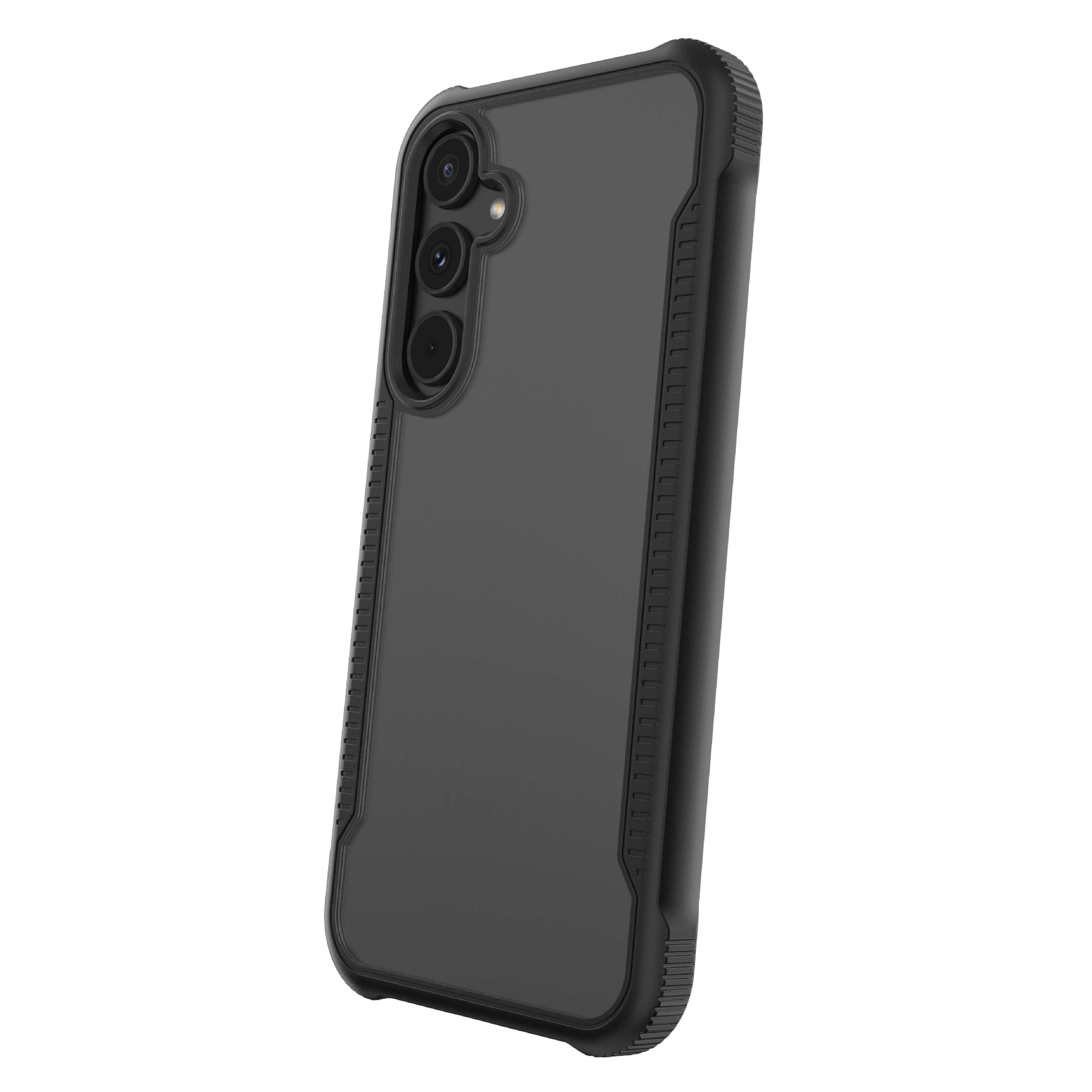 onn Dual-Layer Phone Case for Samsung Galaxy A35 5G - Black/Clear