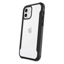 onn. Dual-Layer Phone Case for iPhone 12 / iPhone 12 Pro - Black/Clear