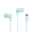 thumbnail image 1 of onn. Earphones with Lightning Connector, Aqua, 1 of 4
