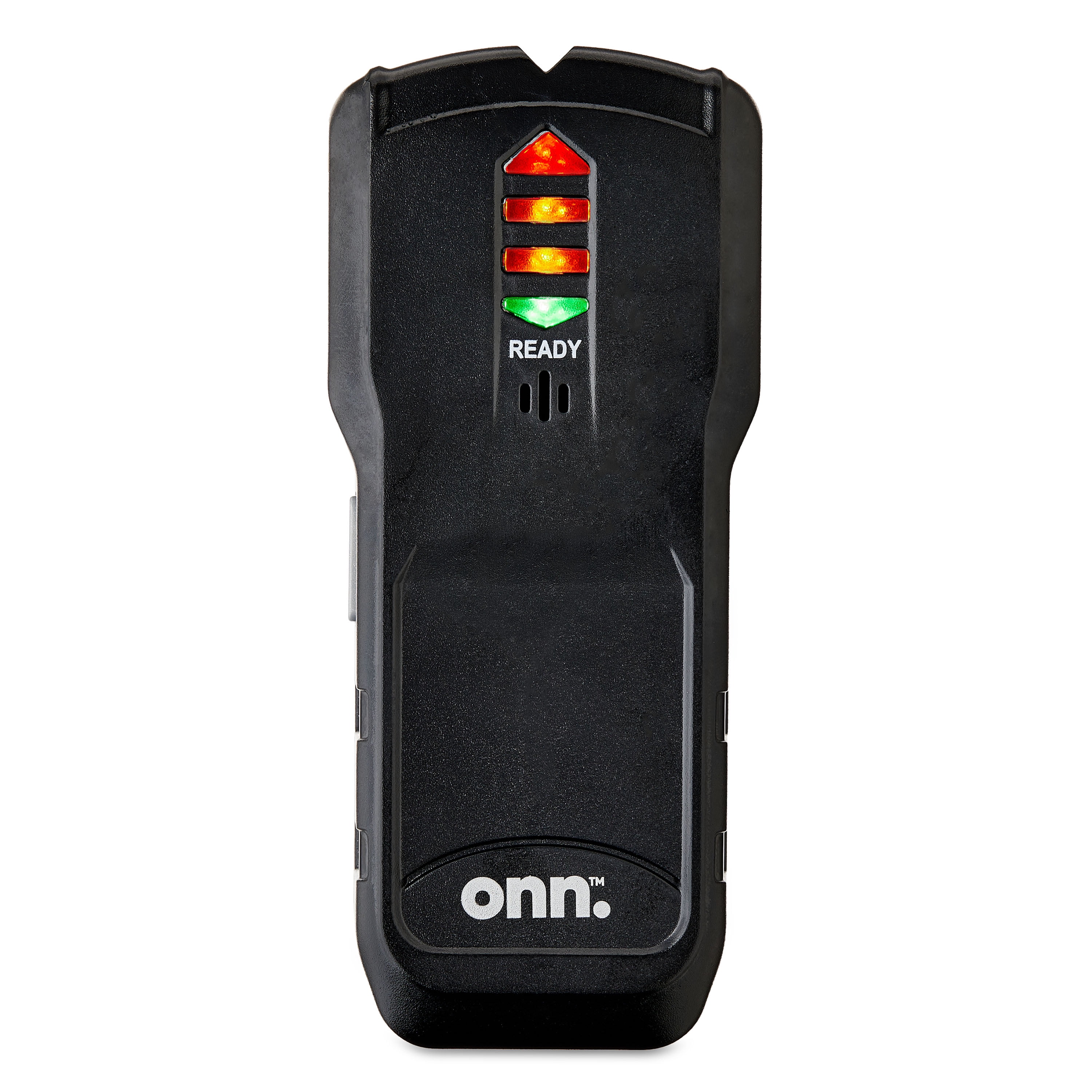 onn. New Black 6Inch Electronic Stud Finder, with LED Light Indicator