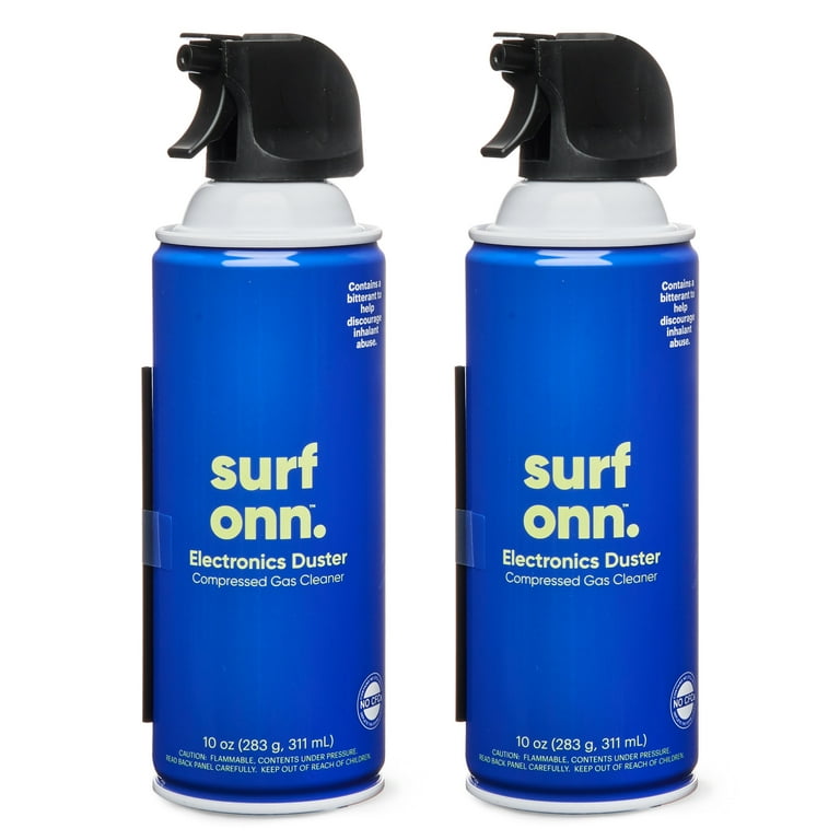 Compressed Air Duster for Electronics, 10 oz Can, 2/Pack Compressed Air Duster for Electronics, 10 oz Can, 2/Pack