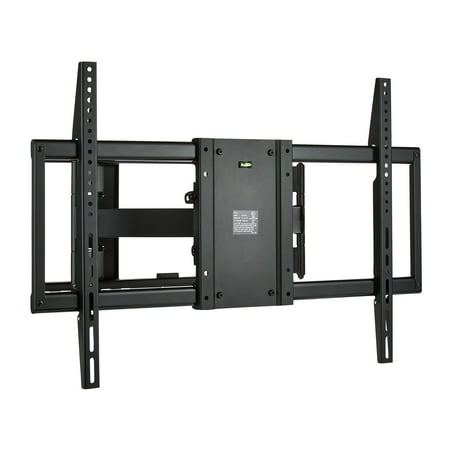 onn Extra-Large Full Motion TV Wall Mount 80"-110", UL Listed, Swivel ±60°, up to +5°/-15° Tilting