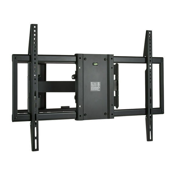 onn Extra-Large Full Motion TV Wall Mount 80"-110", UL Listed, Swivel 60, up to +5/-15 Tilting
