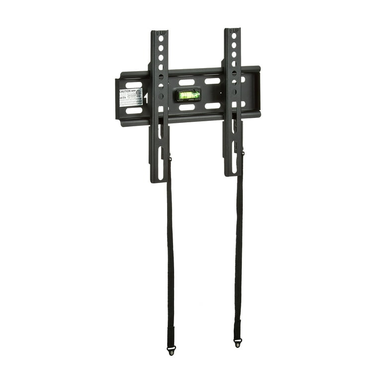 onn. Fixed TV Wall Mount for 19" to 42" TVs, Holds TVs up to 35 lbs, Black