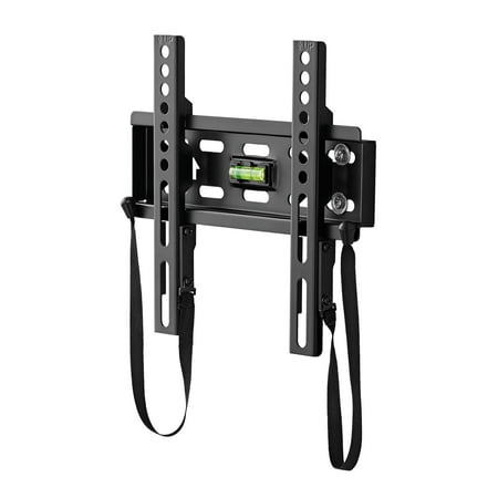 onn. Fixed TV Wall Mount for 19" to 42" TVs, Holds TVs up to 35 lbs, Black