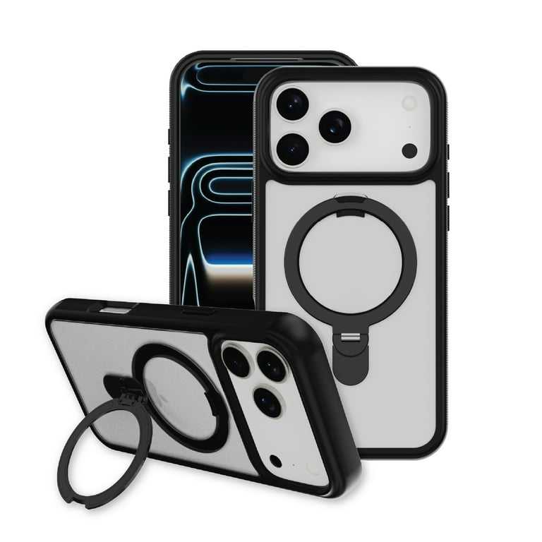 nonnon-1121ページ／iPhone17Pro onn MagSafe Compatible Phone Case with Kickstand for iPhone