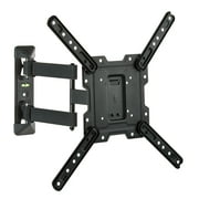 onn Full Motion TV Wall Mount for 19" to 50" TVs, UL Listed, swivel ±45°, up to +5/-15°Tilting