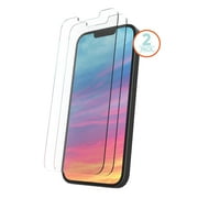 onn. Glass Screen Protector for iPhone 14 Plus - 2 Pack