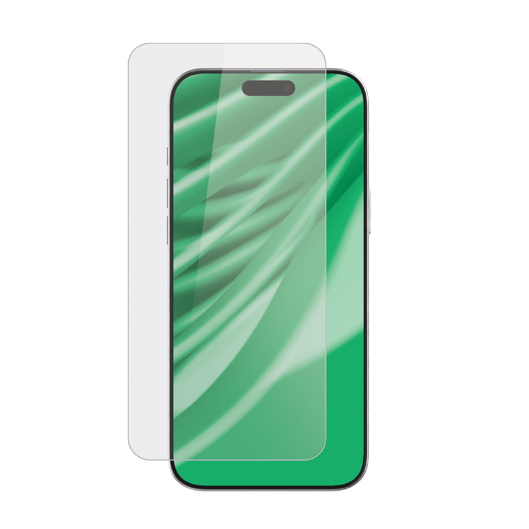onn Glass Screen Protector with Easy Application Tray for iPhone 16 Plus