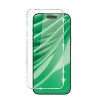 onn Tempered Glass Screen Protector with Glitter Frame for iPhone 16 / iPhone 15