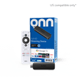 thumbnail image 1 of onn Full HD Streaming Device, Google TV - Fast Streaming, 8GB Storage, 1.5GB RAM, Remote with Voice Control, 1 of 14