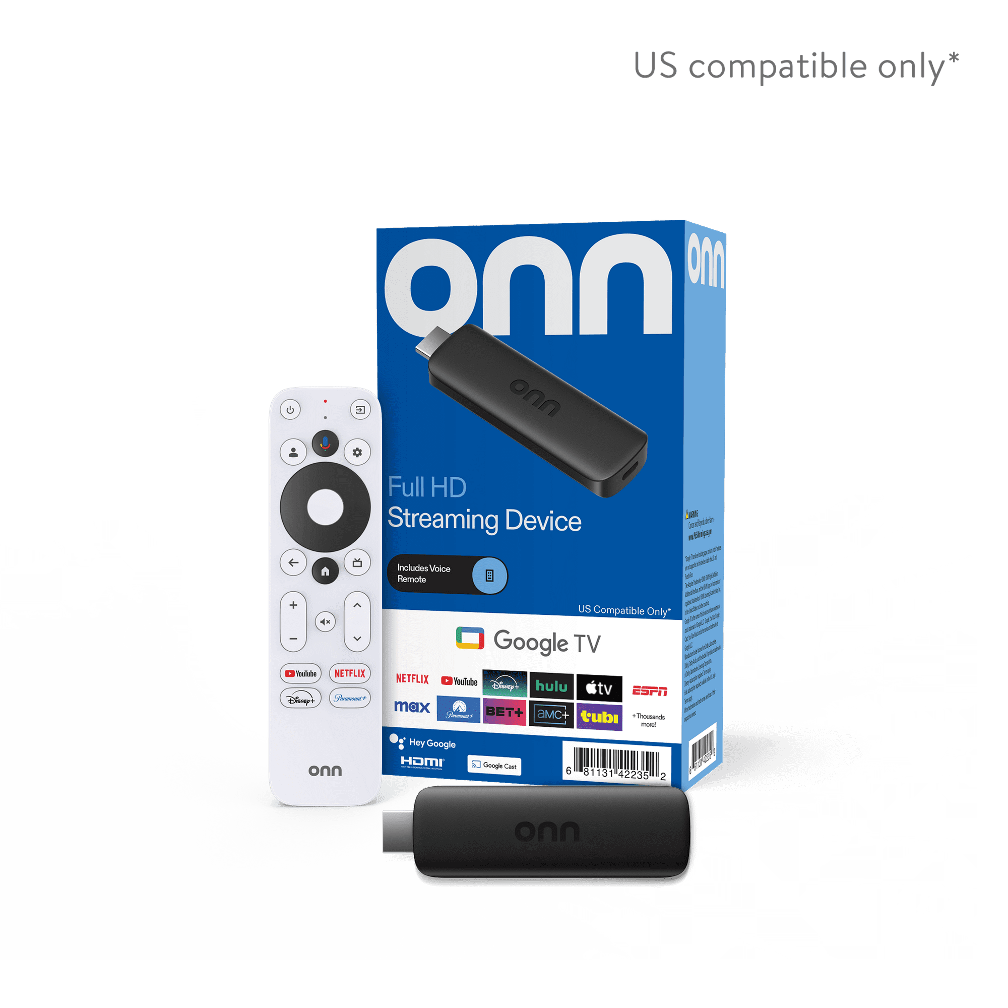 onn Full HD Streaming Device, Google TV