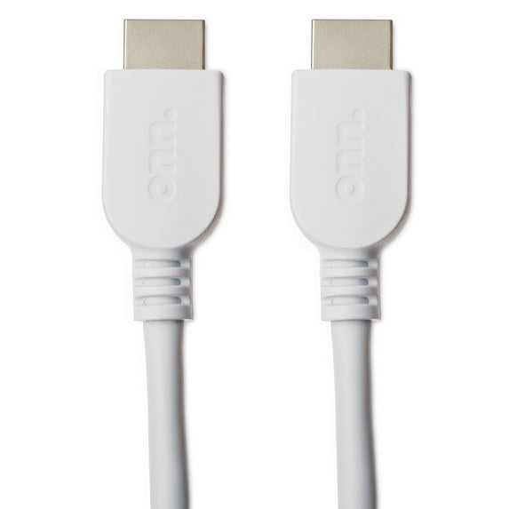 onn. HDMI 2.0 4K Cable 6', White