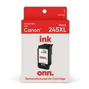 onn Canon 245XL Printer Ink Cartridge, Black (Remanufactured)