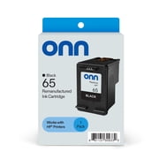 onn HP 65 Printer Black Ink Cartridge Remanufactured