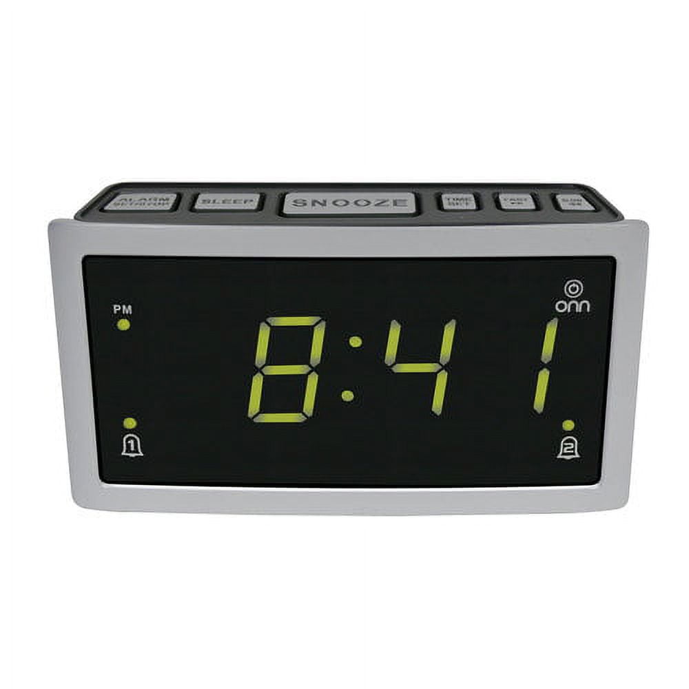 onn. LED Alarm Clock, ONA12AV028