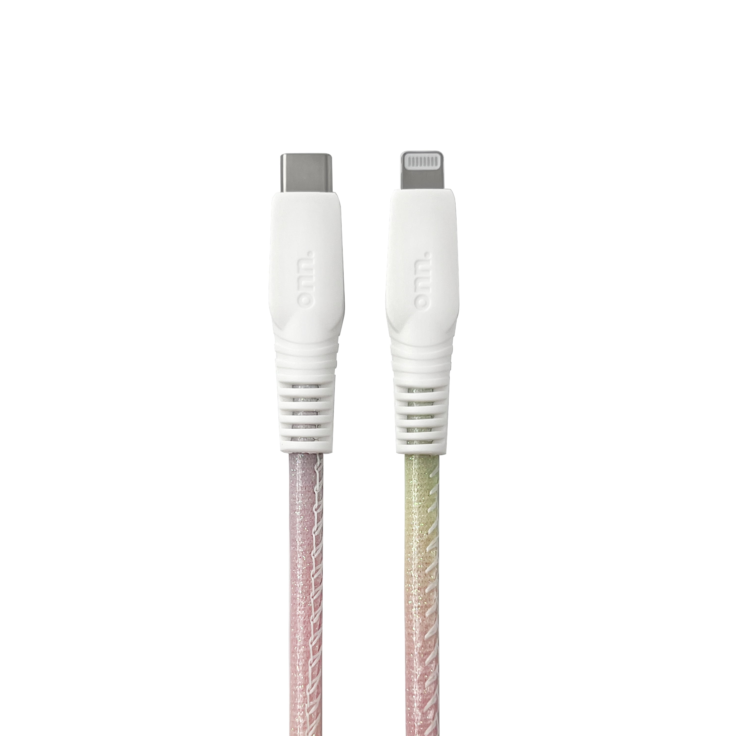 Find Your Perfect onn. Lightning to USBC Glitter Cable, Light Multi