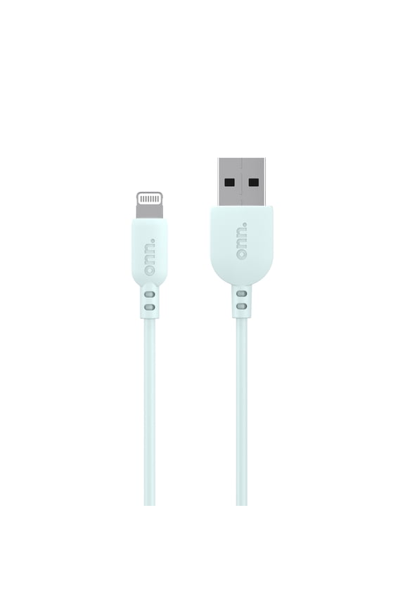 LTG Cable 3' Lightning Connector to USB Cable Aqua Mfi Certified - Compatible with iPhone 14/13/12/11/x/xr/xs/8/7/6/5, iPad, Airpods & More, 1 Pack