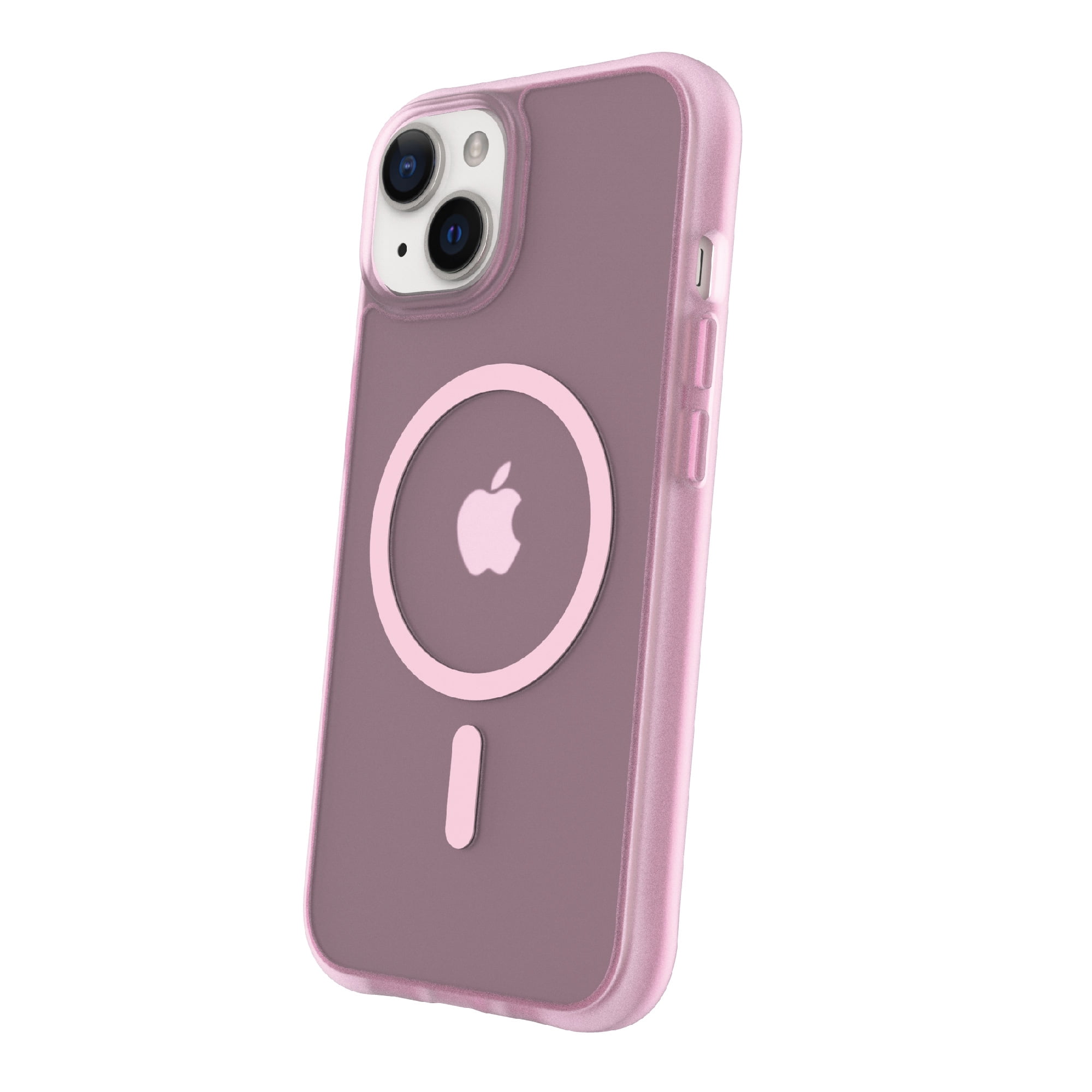 MagSafe for Frosted - Pink 13 Compatible iPhone Case / 14 onn. Phone iPhone