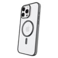 thumbnail image 1 of onn MagSafe Compatible Phone Case for iPhone 16 Pro Max - Metallic Gray/Clear, 1 of 10