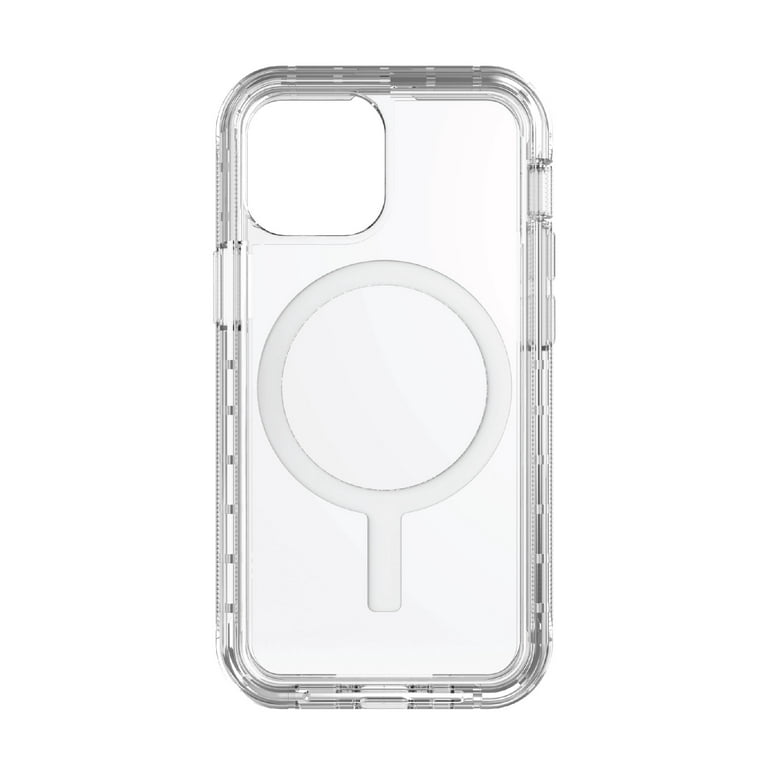 onn. MagSafe Compatible Rugged Phone Case for iPhone 13 - Clear 