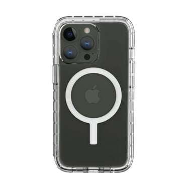onn. MagSafe Compatible Rugged Phone Case for iPhone 13 Pro - Clear