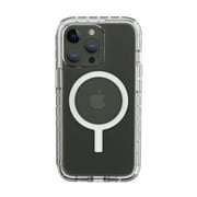 onn. MagSafe Compatible Rugged Phone Case for iPhone 13 Pro Max / iPhone 12 Pro Max - Clear