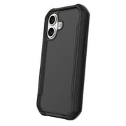 onn MagSafe Compatible Rugged Phone Case for iPhone 16 - Black