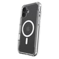 thumbnail image 1 of onn MagSafe Compatible Rugged Phone Case for iPhone 16 Plus - Clear, 1 of 9