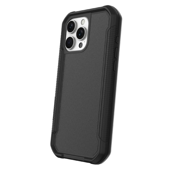 onn MagSafe Compatible Rugged Phone Case for iPhone 16 Pro Max - Black