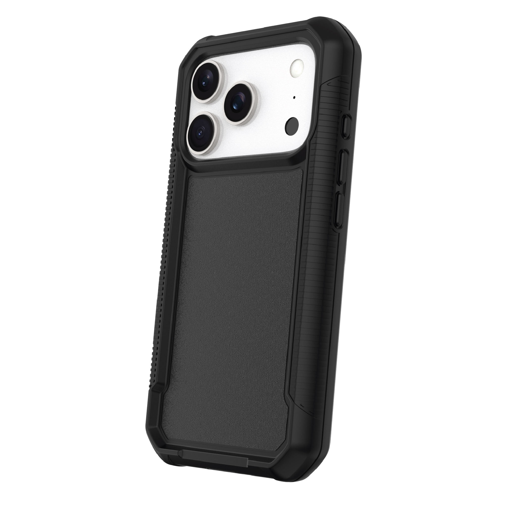 onn MagSafe Compatible Rugged Phone Case for iPhone 17 Pro Max - Black