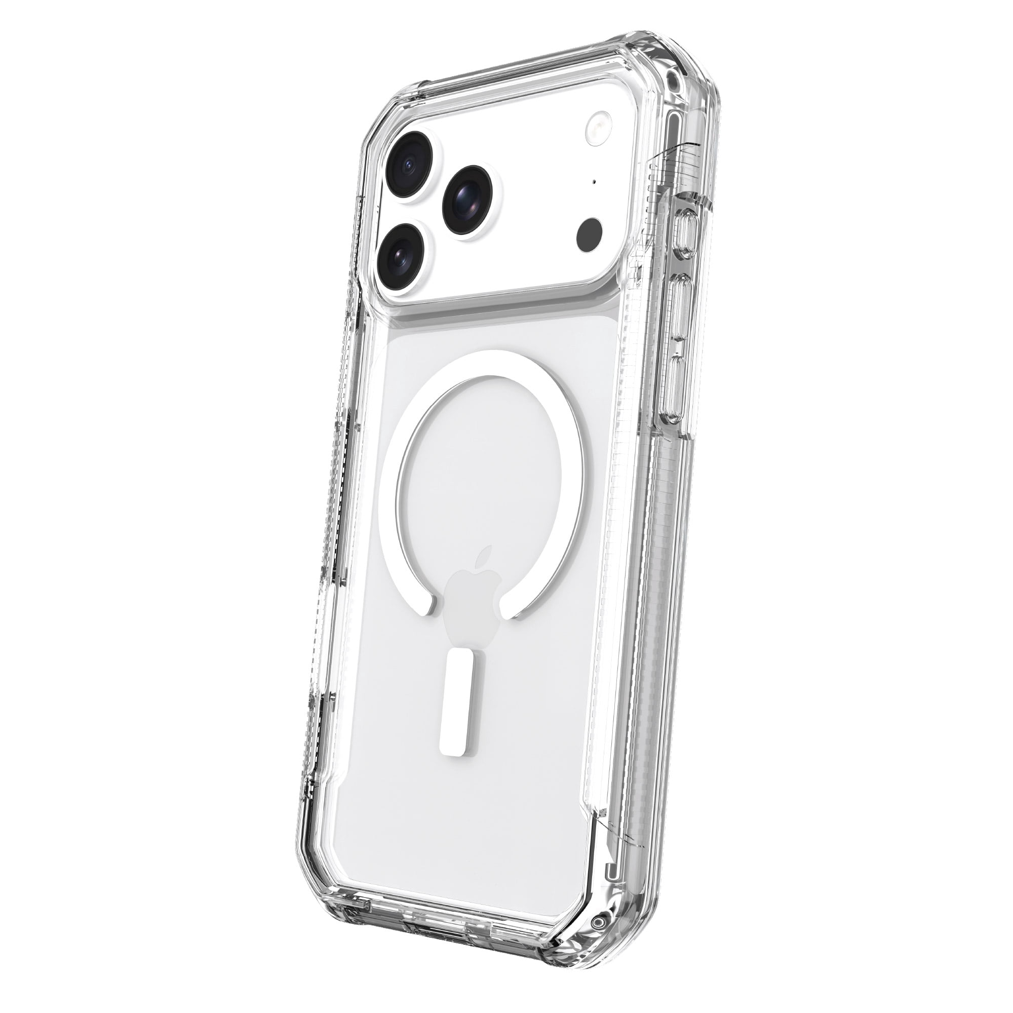 onn Rugged Phone Case for iPhone 18 Pro Max / 17 Pro Max, MagSafe Compatible - Clear