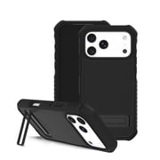onn Rugged Phone Case with Kickstand for iPhone 18 Pro Max / 17 Pro Max, MagSafe Compatible - Black