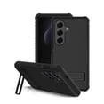 thumbnail image 1 of onn Magnetic Compatible Rugged Phone Case with Kickstand for Samsung Galaxy S26 - Black, 1 of 7