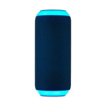 onn Medium Rugged Speaker with Bluetooth Wireless Technology and LED Lighting, Navy