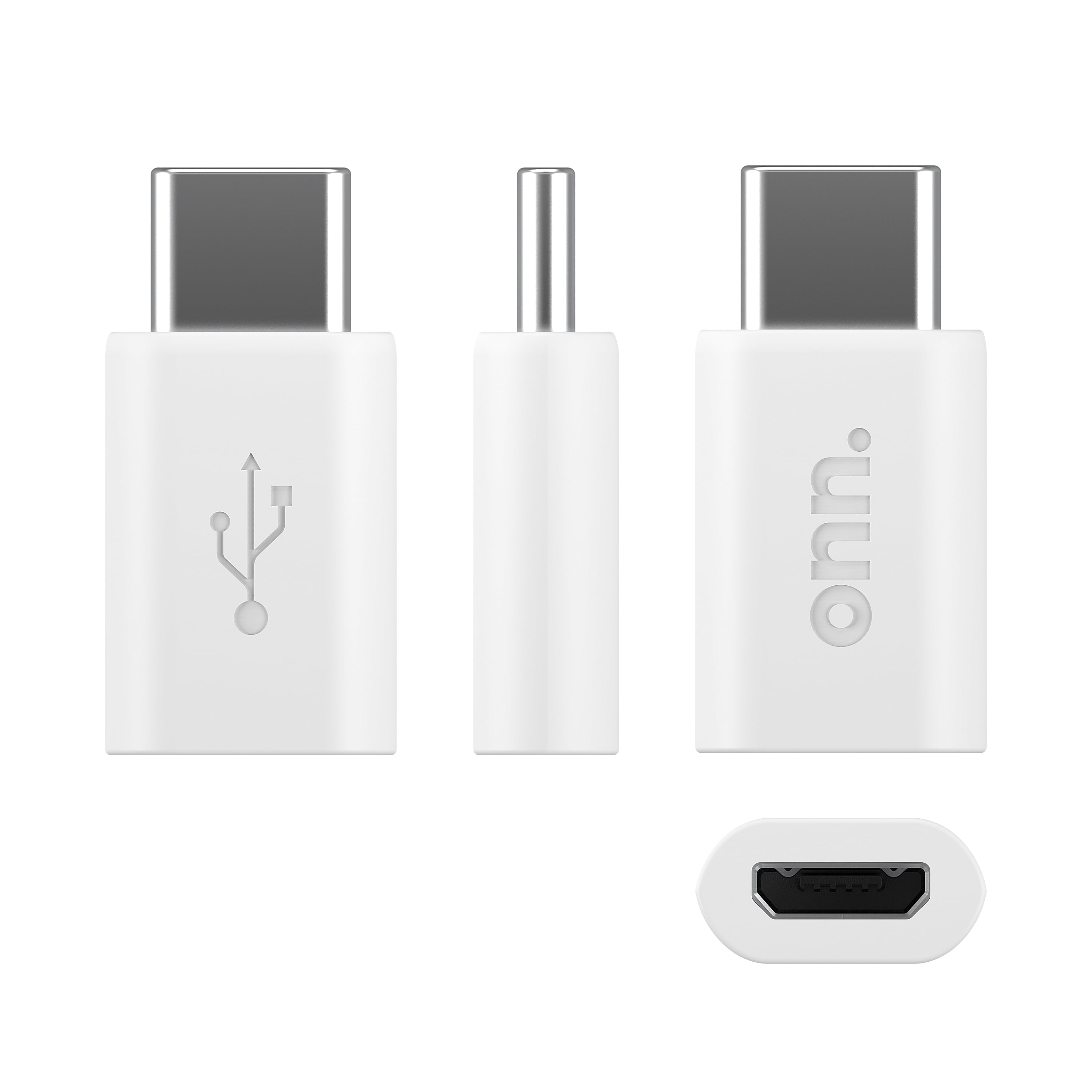 slap af Fiasko Svinde bort onn. Micro-USB to USB-C Adapter, White - Walmart.com